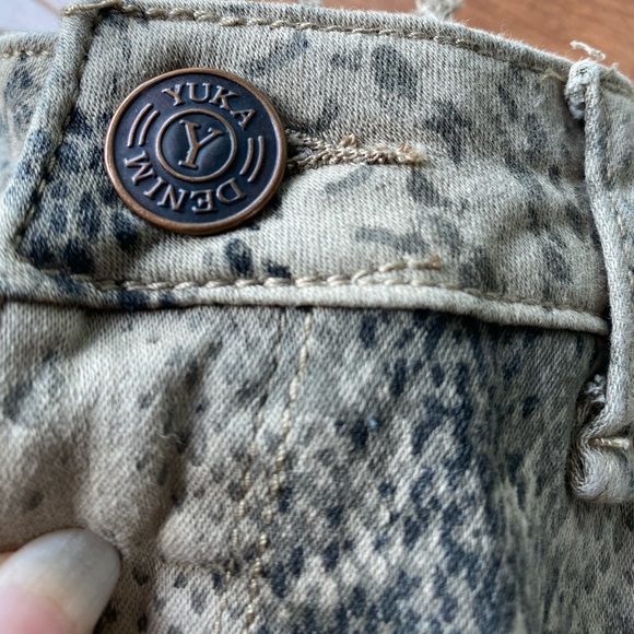 Yuka snake print skinny jeans pants - Picture 3 of 14